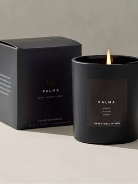 Talbots Palma Scented Candle - Black